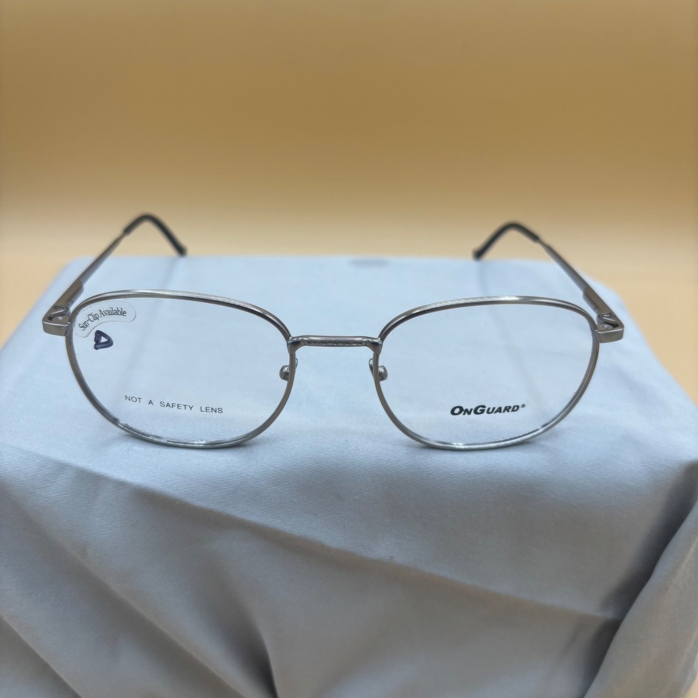 OnGuard OG-301 Eyeglasses Unisex 54-20-140 Silver New Minimalist